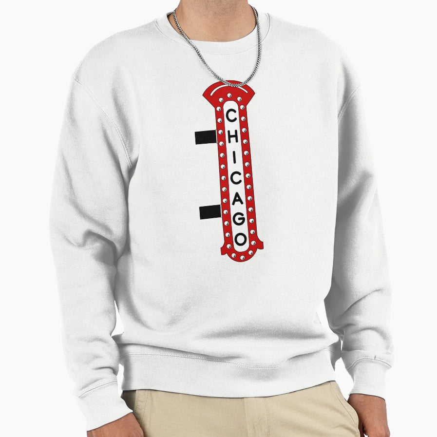 Chicago Theater Sweatshirt - Fun Novelty Design for Adults - T-Shirt, Sweatshirt, Hoodie