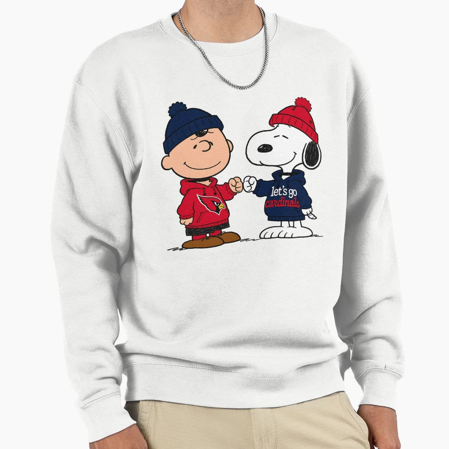 Charlie Brown And Snoopy Arizona Sweatshirt - Aesthetic Graphic Unisex - T-Shirt, Sweatshirt, Hoodie