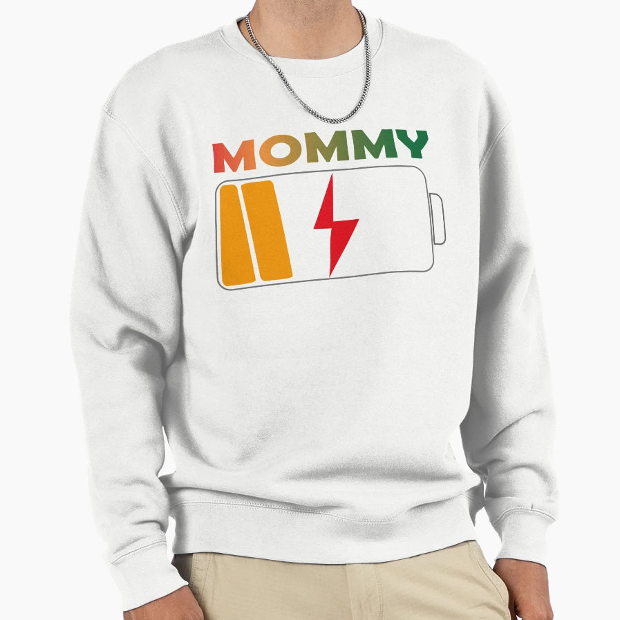 Acabando Bateria Da Mam E Sweatshirt - Novelty Apparel for Adults - T-Shirt, Sweatshirt, Hoodie