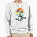 San Diego California Palm Trees Sweatshirt - Minimalist Print for Adults - T-Shirt, Sweatshirt, Hoodie