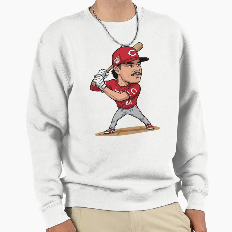 Cincinnati Baseball Player 84 T-Shirt - Casual Everyday Wear for Adults - T-Shirt, Sweatshirt, Hoodie