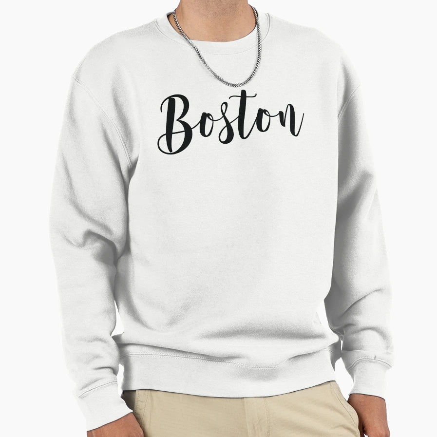 Boston Massachusetts Sweatshirt - Custom Art Print Unisex - T-Shirt, Sweatshirt, Hoodie