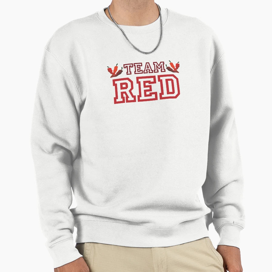 Team Red Sweatshirt - Minimalist Print Unisex - T-Shirt, Sweatshirt, Hoodie