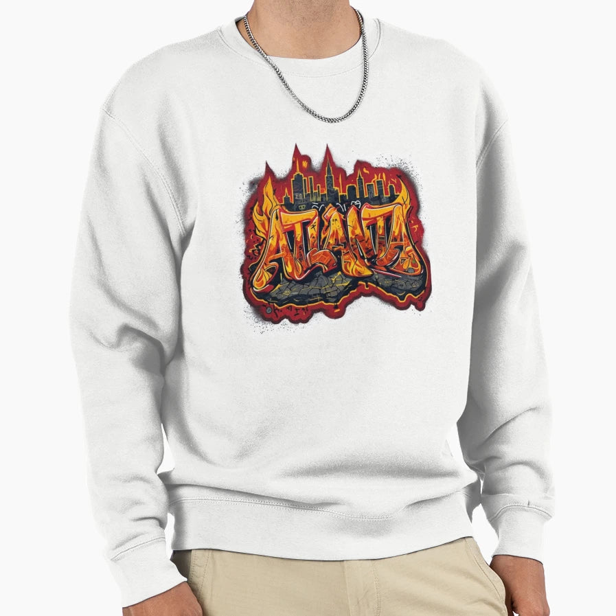 Graffitiblazeatlanta Trendy Best Sweatshirt - Streetwear Style for Adults - T-Shirt, Sweatshirt, Hoodie