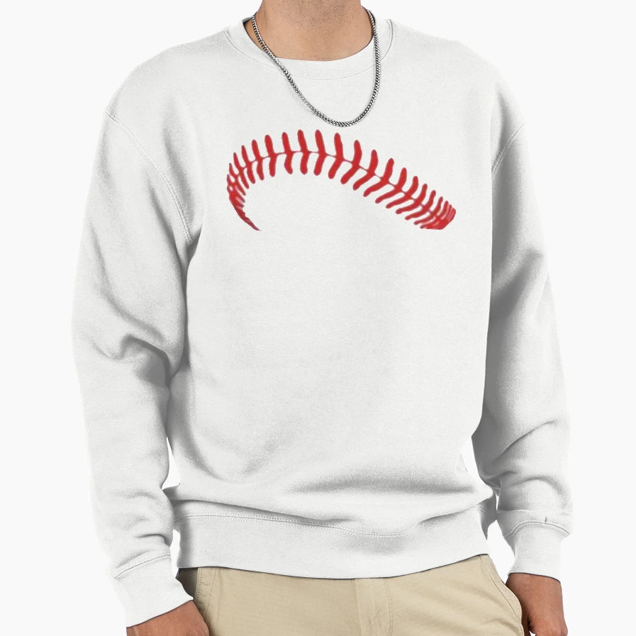 Baseball Stitches Sweatshirt - Novelty Apparel for Adults - T-Shirt, Sweatshirt, Hoodie