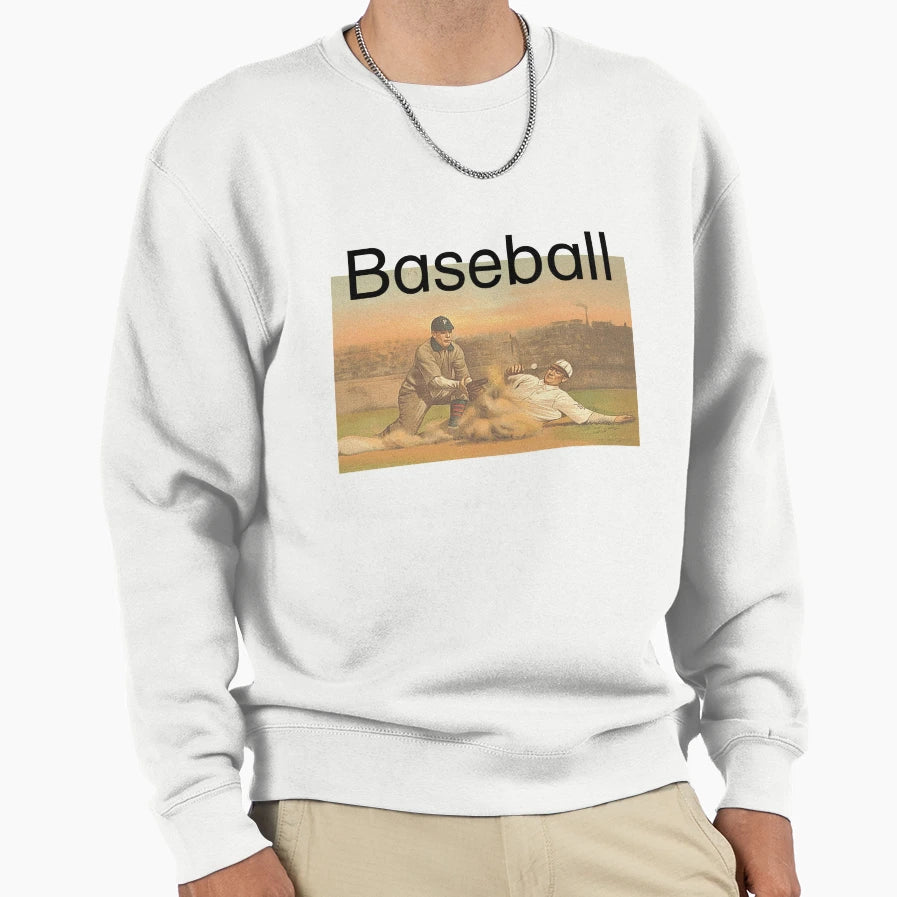 Baseball Sweatshirt - Casual Everyday Wear for Adults - T-Shirt, Sweatshirt, Hoodie