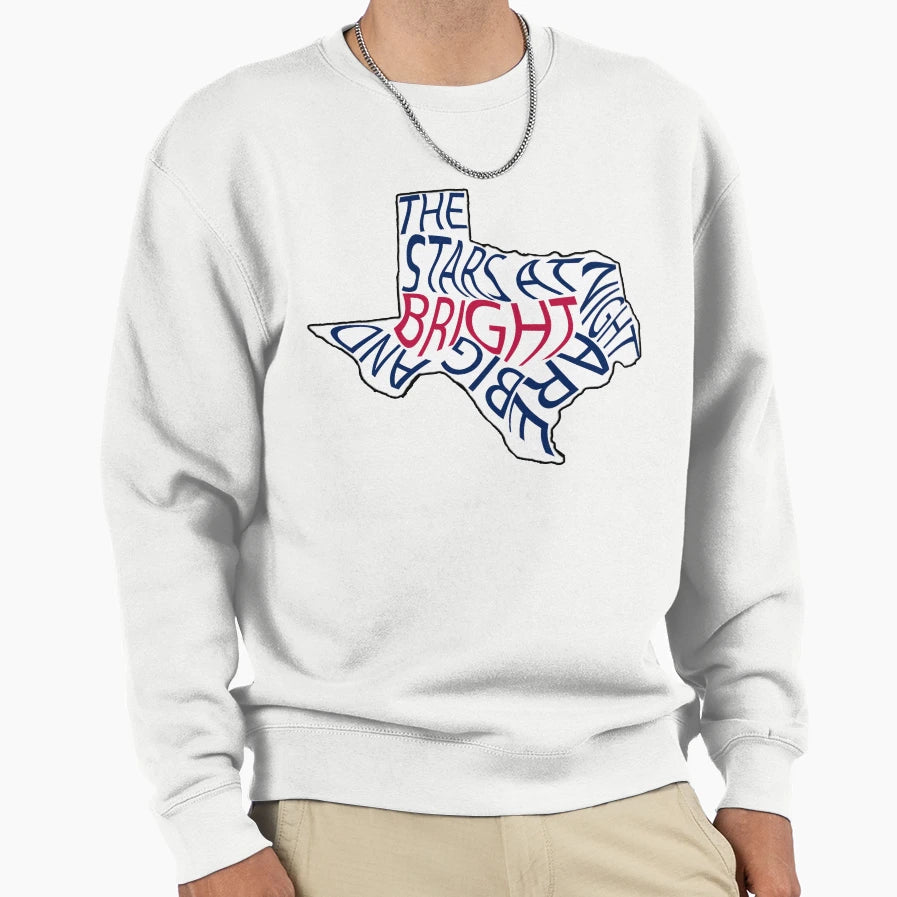 Deep Heart Texas Sweatshirt - Minimalist Print Men Women - T-Shirt, Sweatshirt, Hoodie