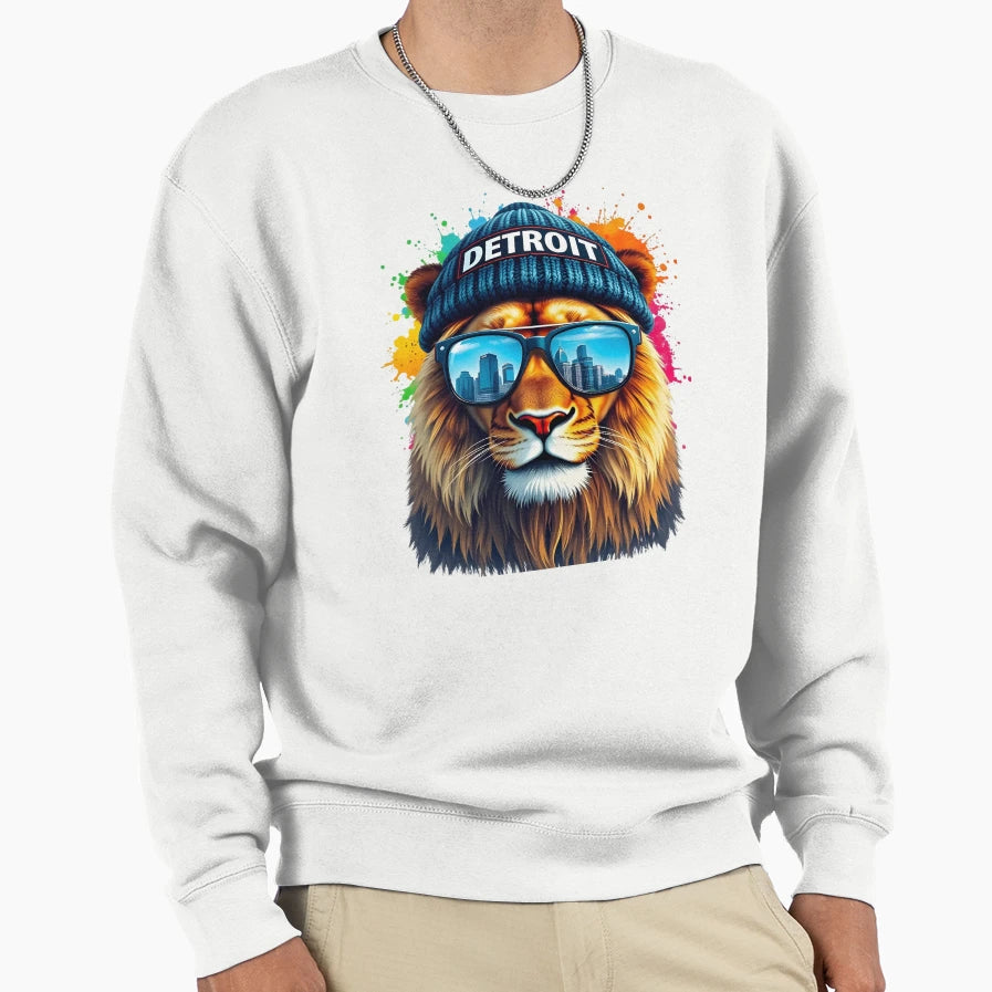 Detroit Lion Sweatshirt - Novelty Apparel Men Women - T-Shirt, Sweatshirt, Hoodie