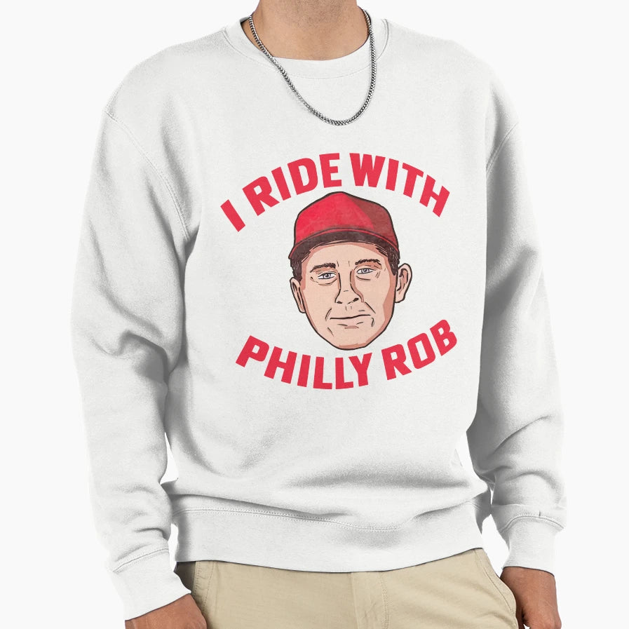 Philly Rob T-Shirt - Novelty Apparel for Adults - T-Shirt, Sweatshirt, Hoodie