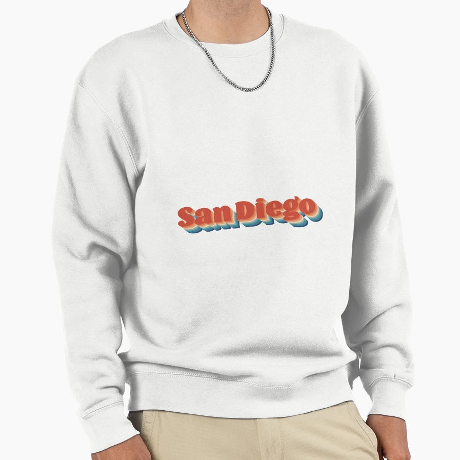 70S San Diego Sweatshirt - Custom Art Print Men Women - T-Shirt, Sweatshirt, Hoodie