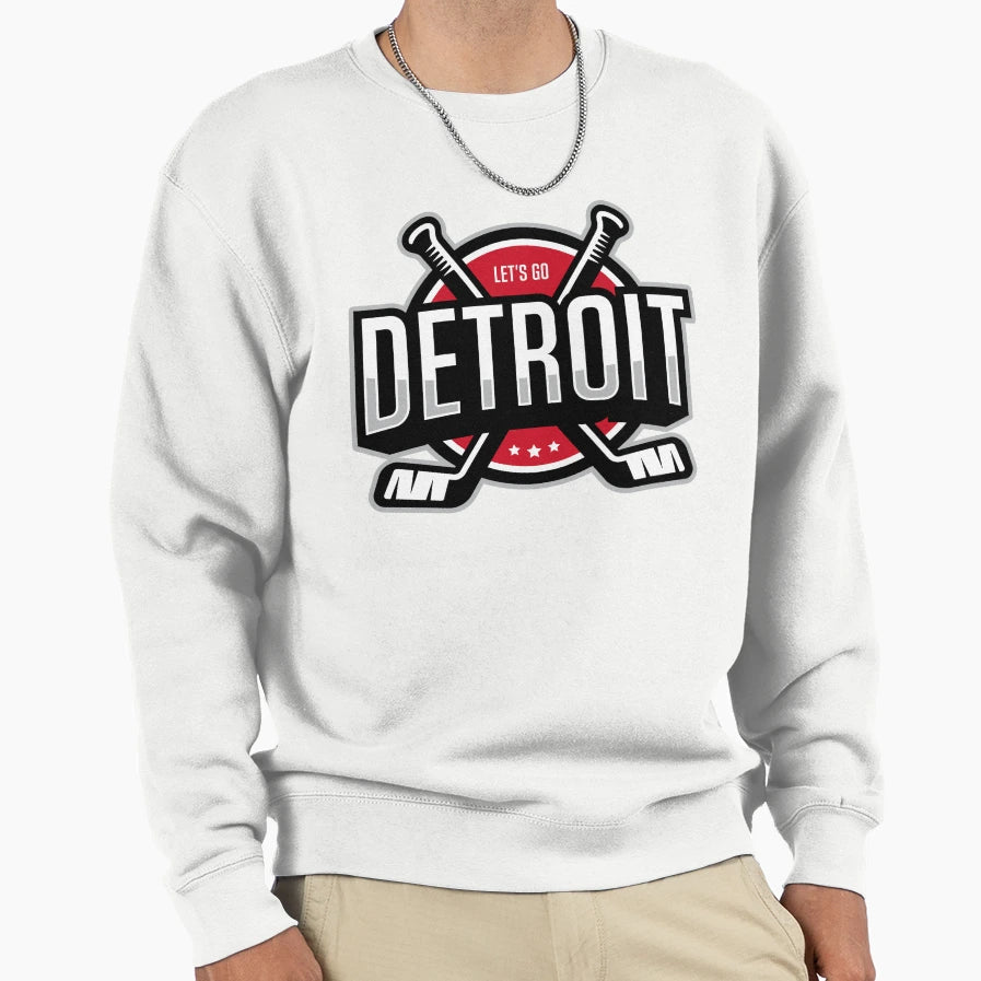 Detroit Emblem Sweatshirt - Aesthetic Graphic Unisex - T-Shirt, Sweatshirt, Hoodie