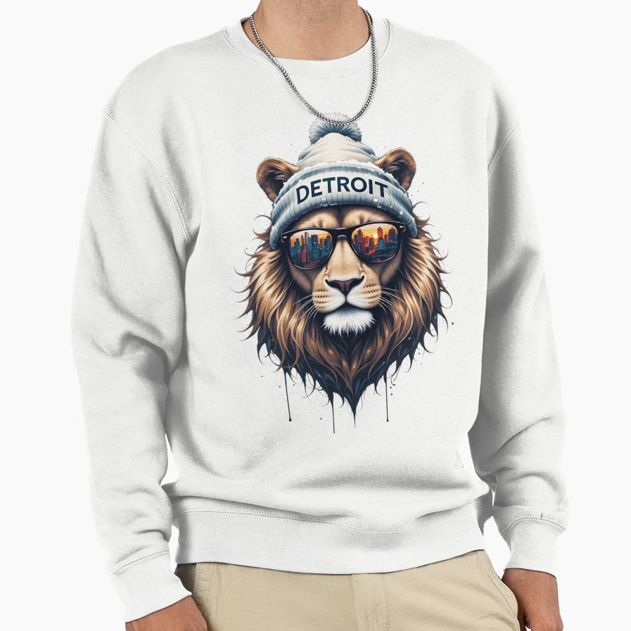 Detroit Sweatshirt - Aesthetic Graphic Unisex - T-Shirt, Sweatshirt, Hoodie