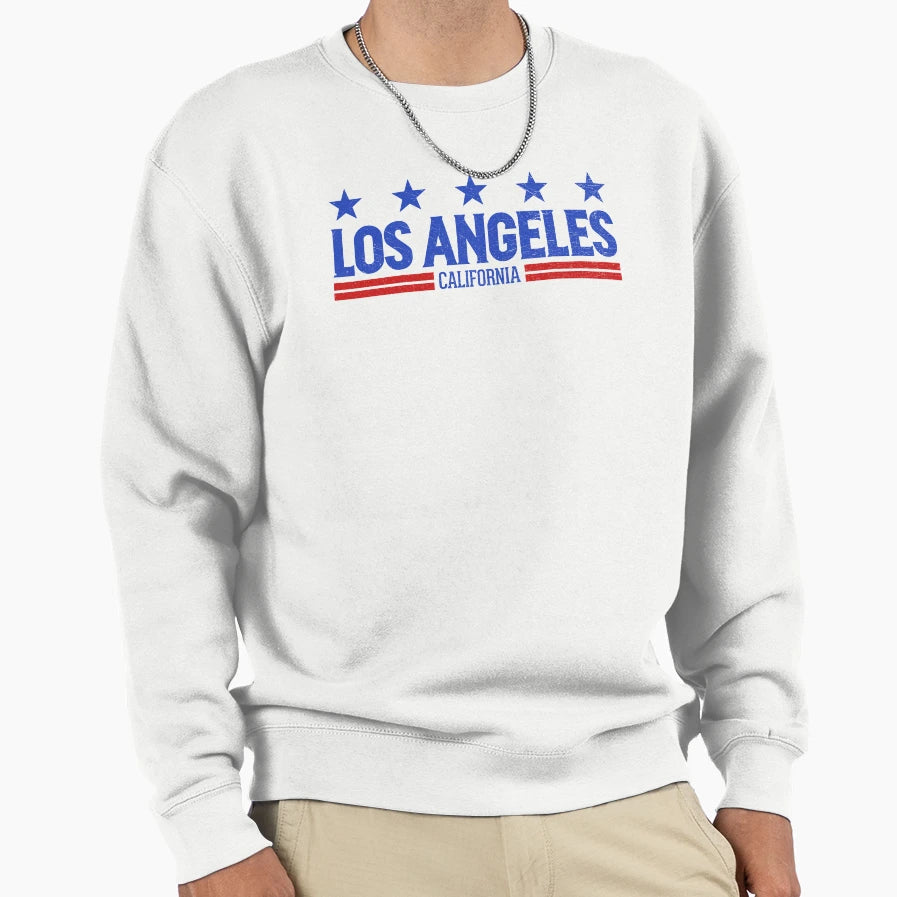 Los Angeles Ca Blue Sweatshirt - Fun Novelty Design Unisex - T-Shirt, Sweatshirt, Hoodie