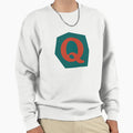 Letter Q Colorful Cutout Paper Sweatshirt - Streetwear Style for Adults - T-Shirt, Sweatshirt, Hoodie