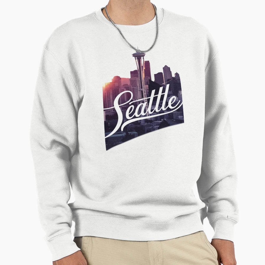 Seattle Washington Sweatshirt - Graphic Print Men Women - T-Shirt, Sweatshirt, Hoodie