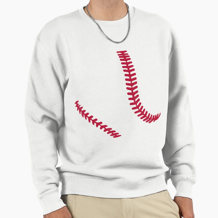 Baseball Stitching Sweatshirt - Novelty Apparel Men Women - T-Shirt, Sweatshirt, Hoodie