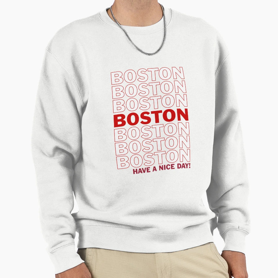 Boston Thank You Sweatshirt - Novelty Apparel Men Women - T-Shirt, Sweatshirt, Hoodie
