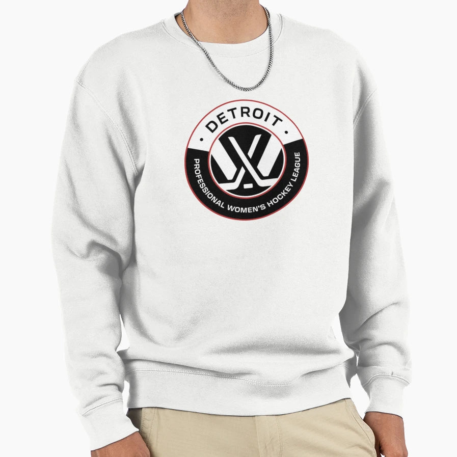Detroit Pwhl Sweatshirt - Minimalist Print for Adults - T-Shirt, Sweatshirt, Hoodie