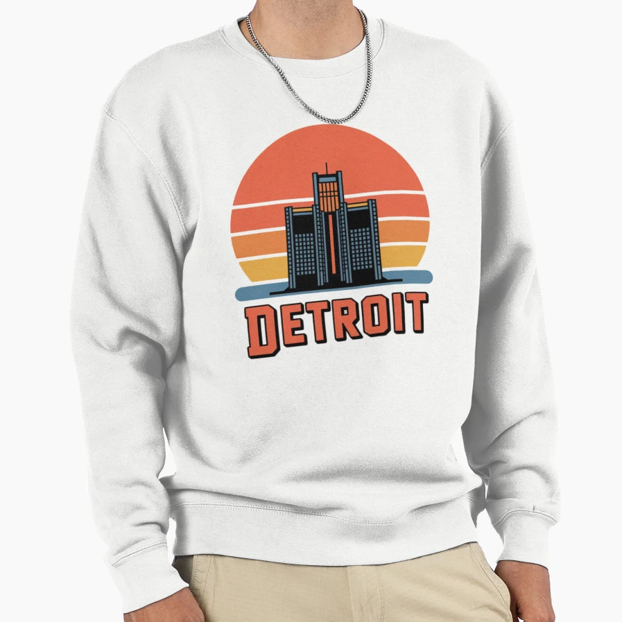 Detroit Sweatshirt - Fun Novelty Design Unisex - T-Shirt, Sweatshirt, Hoodie