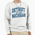 Detroit Michigan Typography Motor City Sweatshirt - Trendy Graphic Unisex - T-Shirt, Sweatshirt, Hoodie