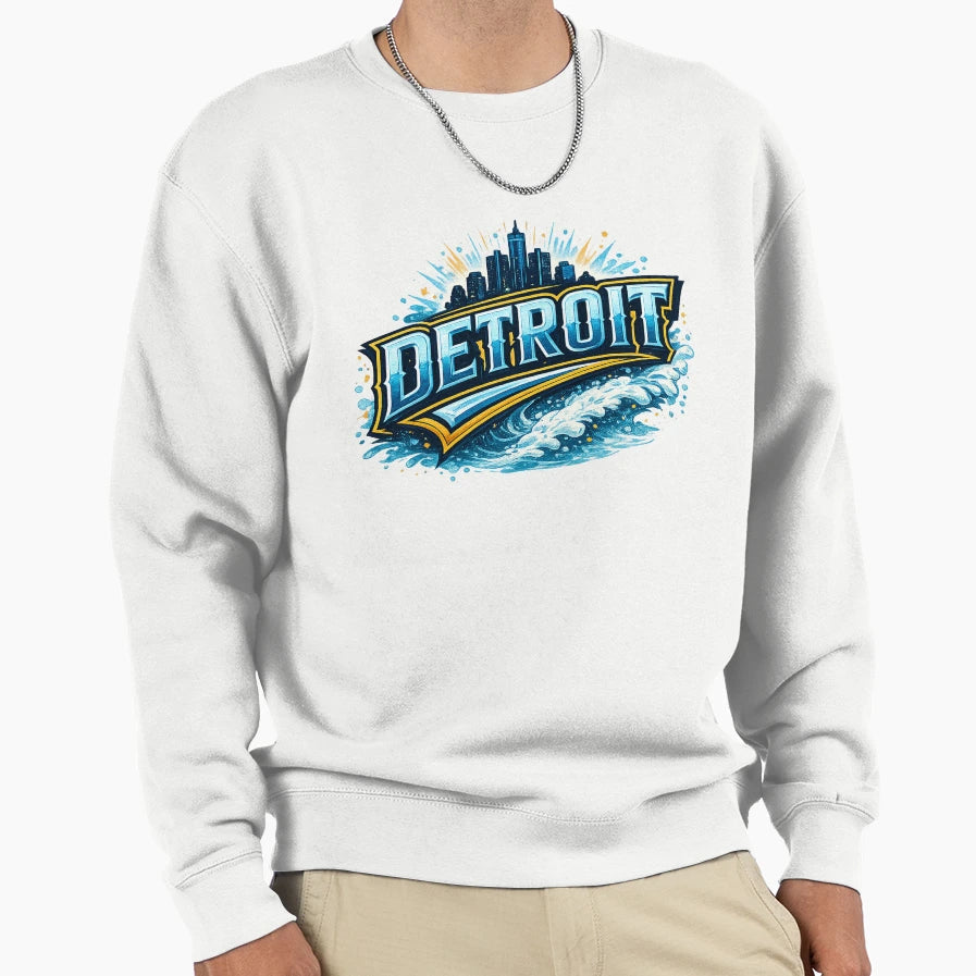 Detroit Sweatshirt - Fun Novelty Design Men Women - T-Shirt, Sweatshirt, Hoodie