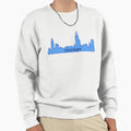 Chicago Skyline Blue Sweatshirt - Custom Art Print Unisex - T-Shirt, Sweatshirt, Hoodie