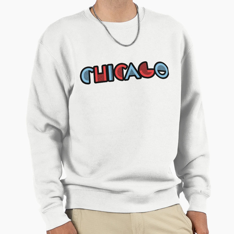 Chicago Il Sweatshirt - Novelty Apparel for Adults - T-Shirt, Sweatshirt, Hoodie