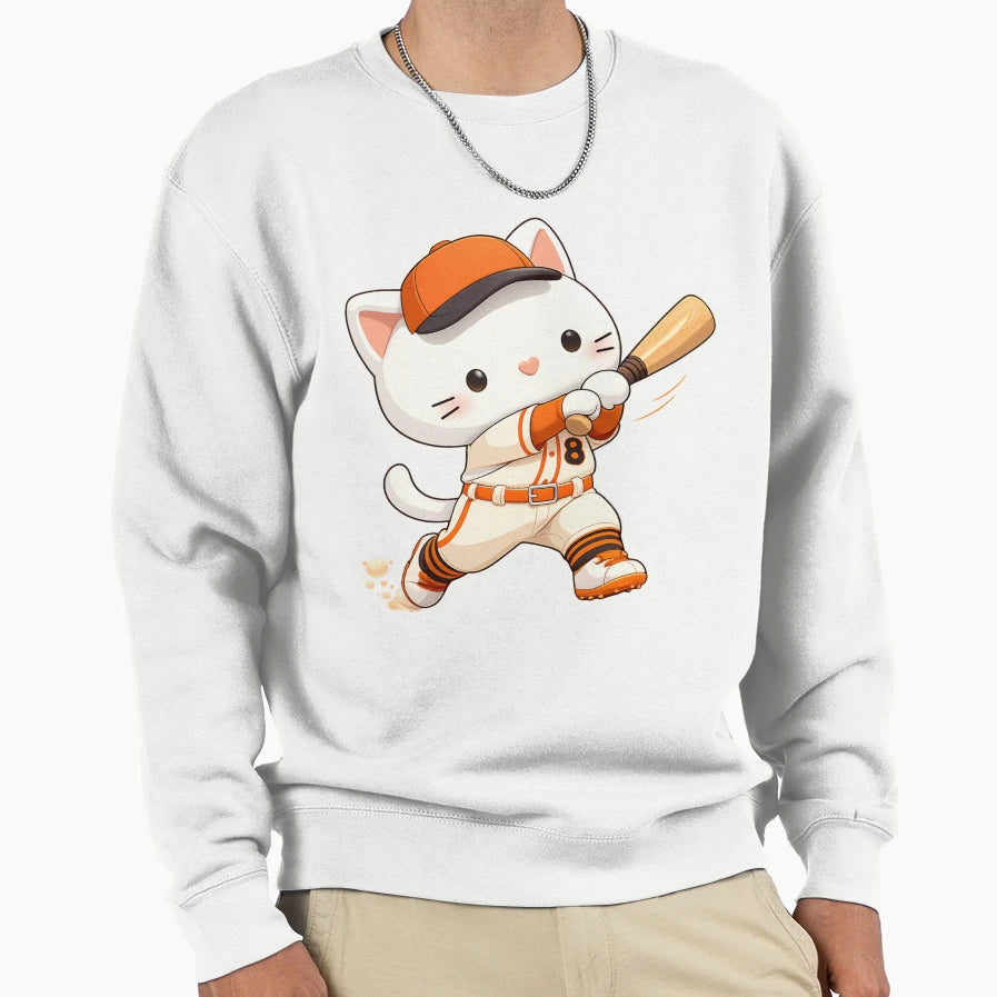 San Francisco Kawaii Cat 8 Swinging Sweatshirt - Custom Art Print Unisex - T-Shirt, Sweatshirt, Hoodie