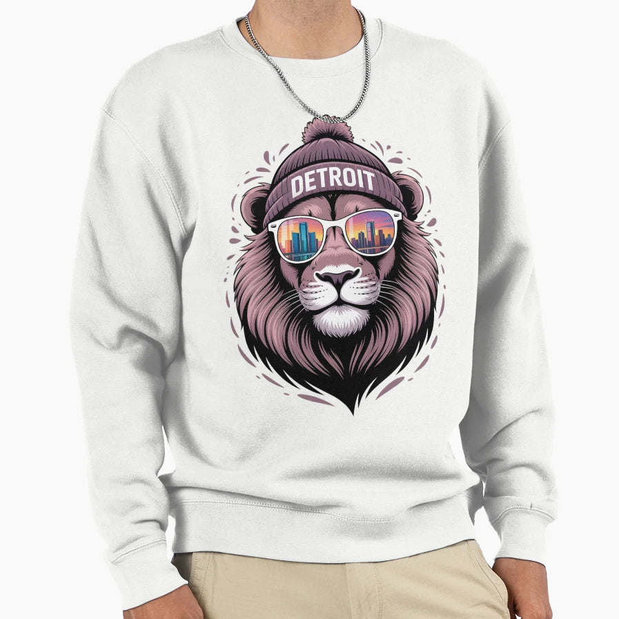 Detroit Team Sweatshirt - Graphic Print Men Women - T-Shirt, Sweatshirt, Hoodie