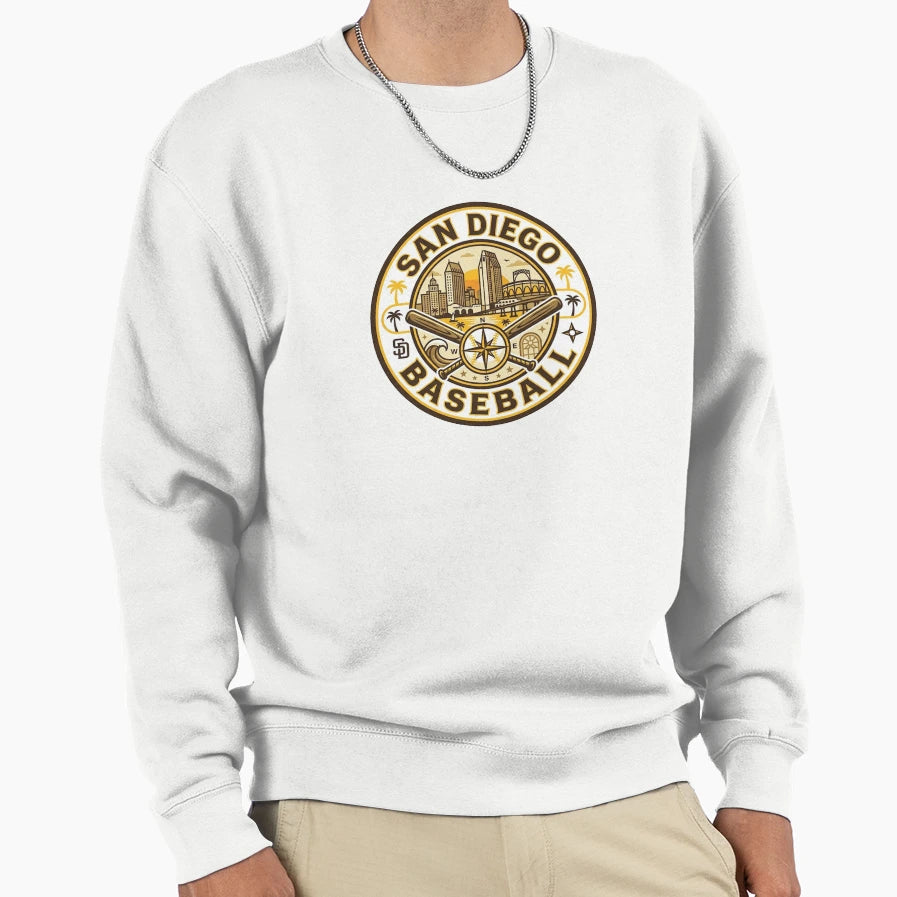 San Diego Padres Sweatshirt - Casual Everyday Wear Unisex - T-Shirt, Sweatshirt, Hoodie