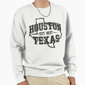Houston Texas Typography Sports Sweatshirt - Trendy Graphic Men Women - T-Shirt, Sweatshirt, Hoodie