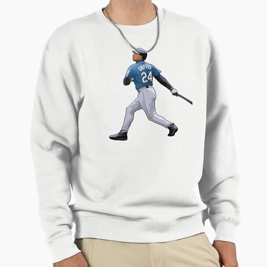 Ken Griffey 24 Power Bat Sweatshirt - Streetwear Style for Adults - T-Shirt, Sweatshirt, Hoodie