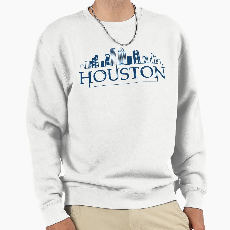 Houston City Sweatshirt - Fun Novelty Design for Adults - T-Shirt, Sweatshirt, Hoodie