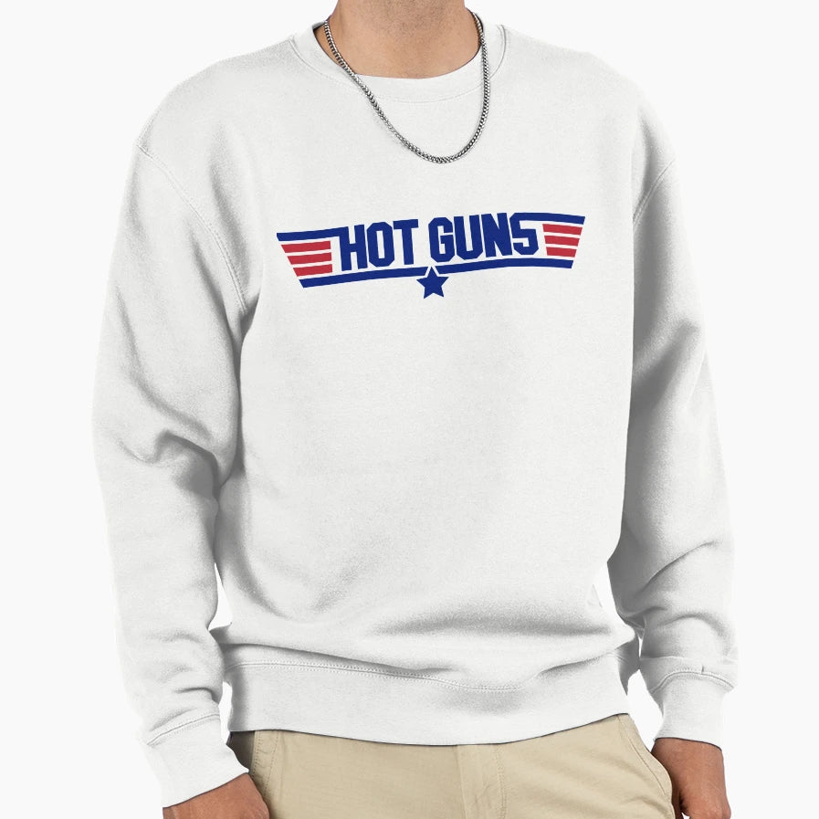 Hot Guns Gym Wear Sweatshirt - Casual Everyday Wear for Adults - T-Shirt, Sweatshirt, Hoodie