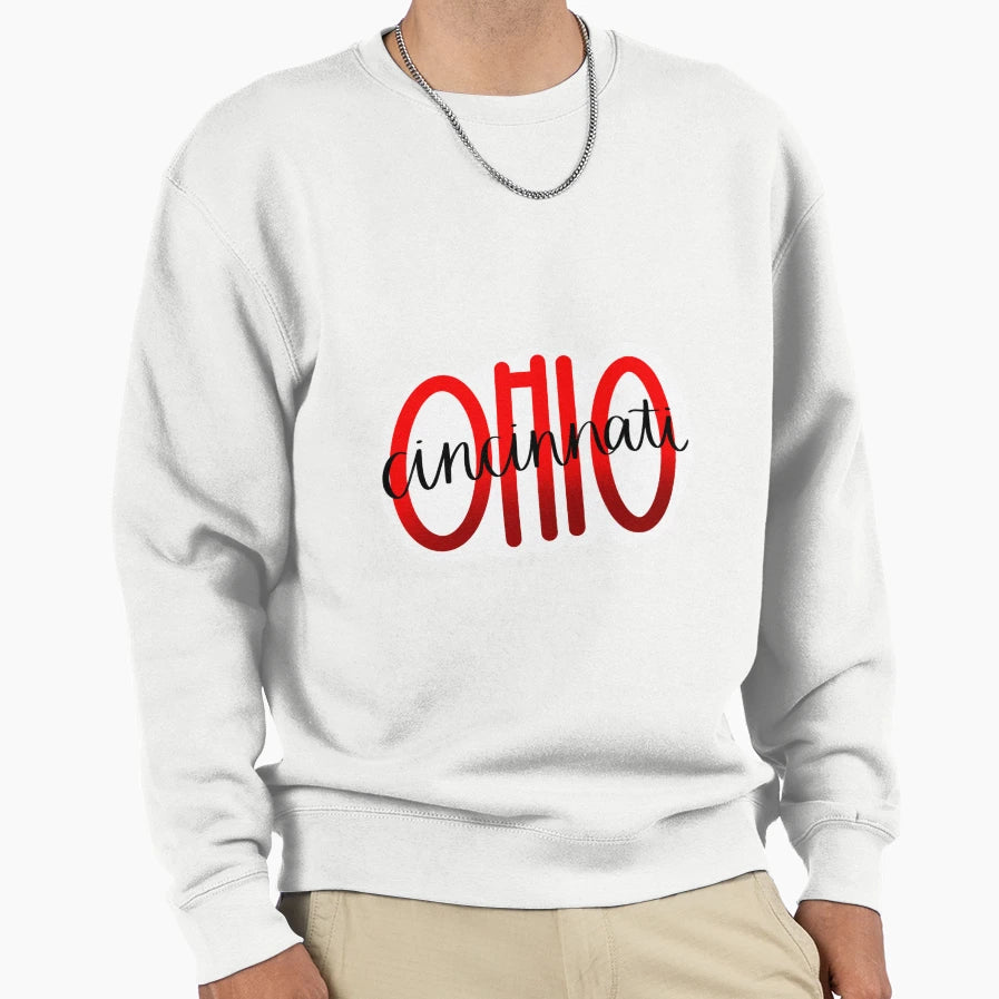 Cincinnati Ohio Sweatshirt - Casual Everyday Wear Unisex - T-Shirt, Sweatshirt, Hoodie