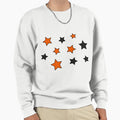 Orange And Black Stars School And Sweatshirt - Minimalist Print Men Women - T-Shirt, Sweatshirt, Hoodie