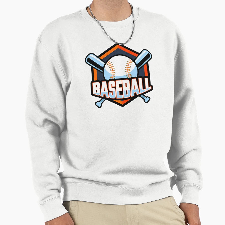 Baseball Type Sweatshirt - Streetwear Style Men Women - T-Shirt, Sweatshirt, Hoodie