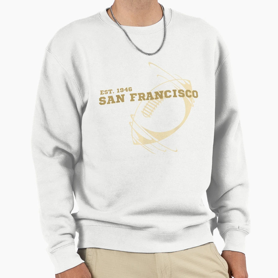 Francisco Est 1946 Sports Team Sweatshirt - Graphic Print for Adults - T-Shirt, Sweatshirt, Hoodie