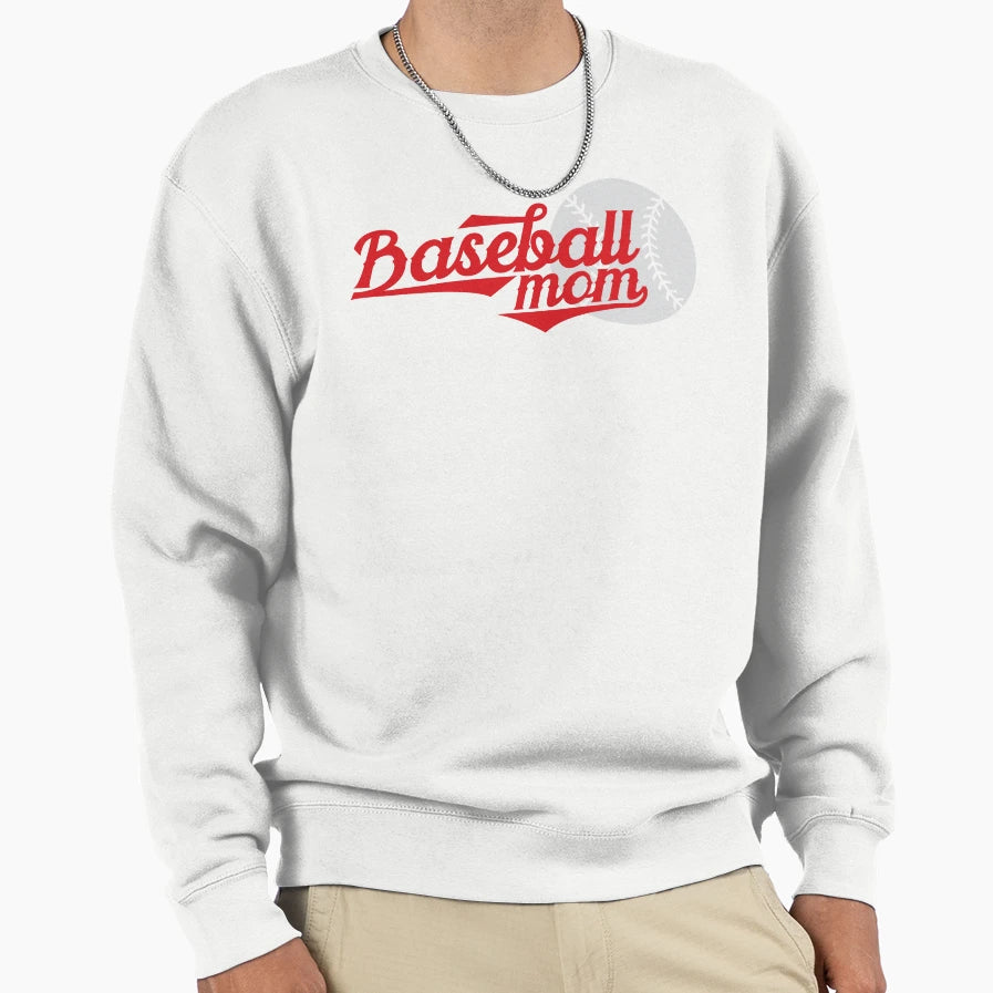 Baseball Mom Sweatshirt - Streetwear Style Men Women - T-Shirt, Sweatshirt, Hoodie