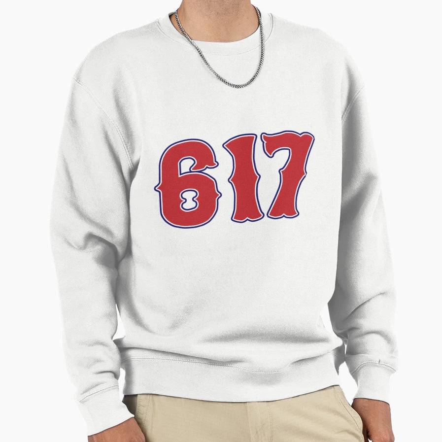 617 Boston Strong Sweatshirt - Minimalist Print Unisex - T-Shirt, Sweatshirt, Hoodie