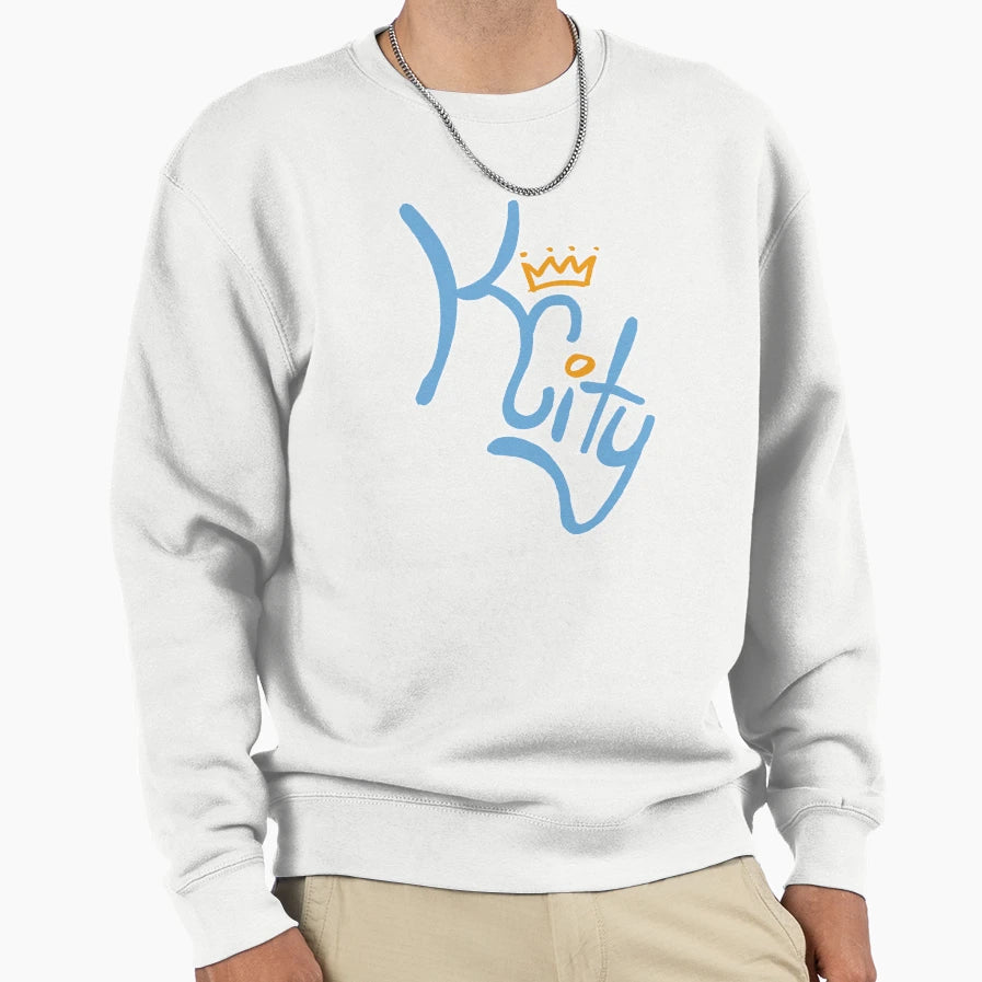 Kansas City Blue Sweatshirt - Graphic Print for Adults - T-Shirt, Sweatshirt, Hoodie