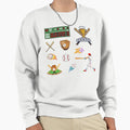Illustrations That Baseball Fans Sweatshirt - Streetwear Style for Adults - T-Shirt, Sweatshirt, Hoodie