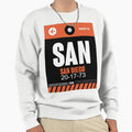San Diego Luggage Tag 1 Sweatshirt - Unique Graphic Unisex - T-Shirt, Sweatshirt, Hoodie