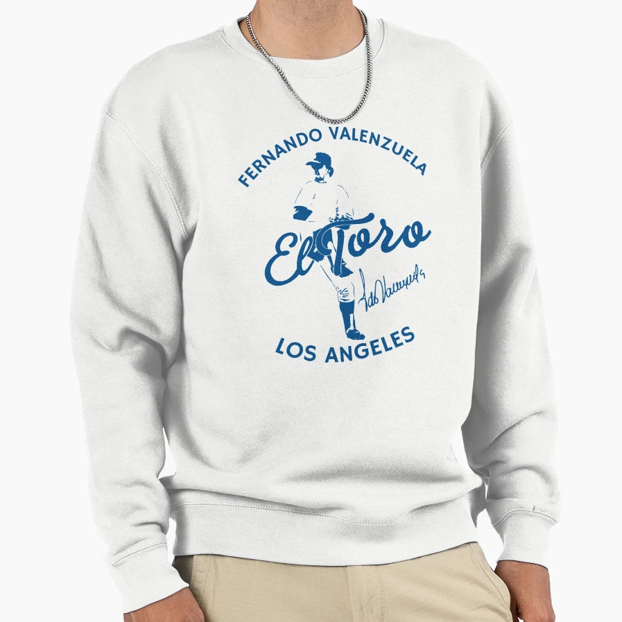 El Toro Fernando Valenzuela Sweatshirt - Novelty Apparel Men Women - T-Shirt, Sweatshirt, Hoodie