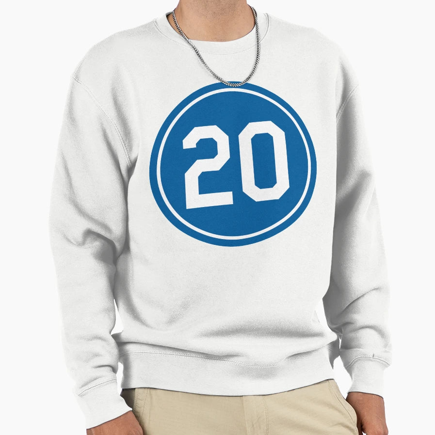 Don Sutton 20 Jersey Number Sweatshirt - Aesthetic Graphic Unisex - T-Shirt, Sweatshirt, Hoodie