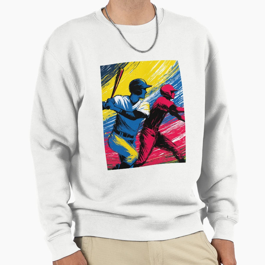 Baseball American Sport Sweatshirt - Fun Novelty Design Unisex - T-Shirt, Sweatshirt, Hoodie