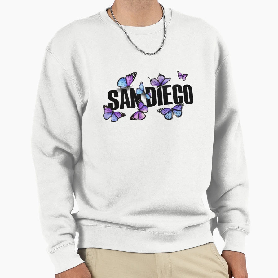 San Diego Sweatshirt - Aesthetic Graphic Men Women - T-Shirt, Sweatshirt, Hoodie