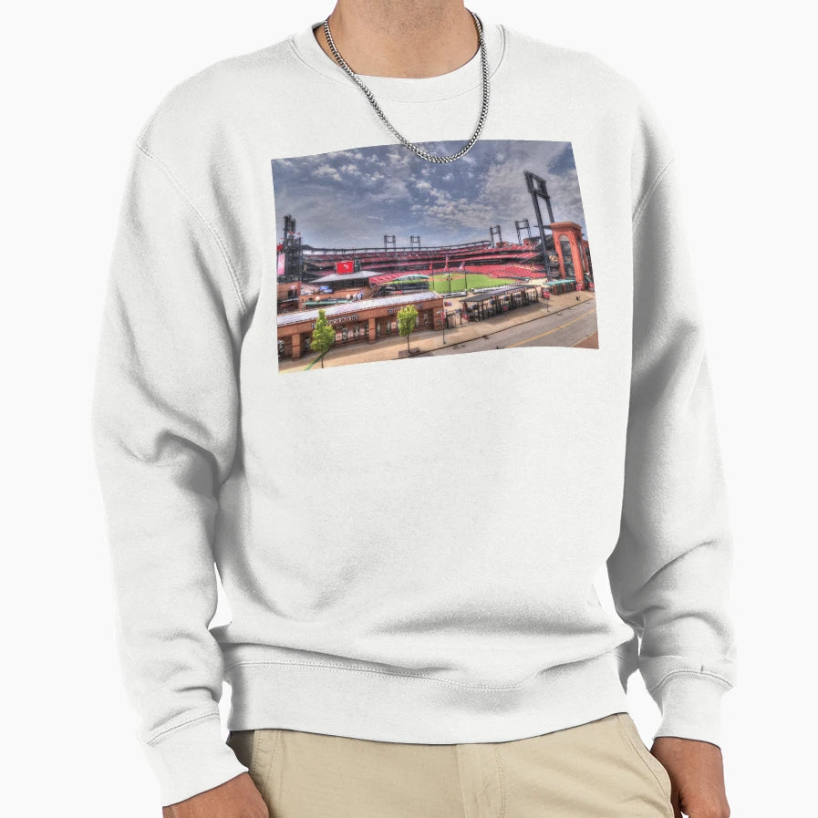 Busch Stadium Sweatshirt - Novelty Apparel Unisex - T-Shirt, Sweatshirt, Hoodie