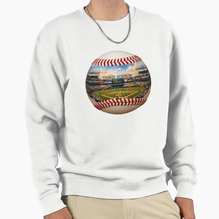 Yankee Stadium Art Sweatshirt - Custom Art Print Unisex - T-Shirt, Sweatshirt, Hoodie