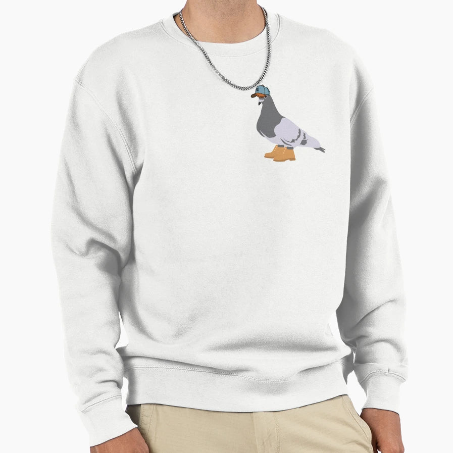 New York Pigeon Timbs Yerrr Sweatshirt - Graphic Print Men Women - T-Shirt, Sweatshirt, Hoodie